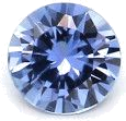 0.14 carat BLUE BRILLIANT cut Round Safyras (1)