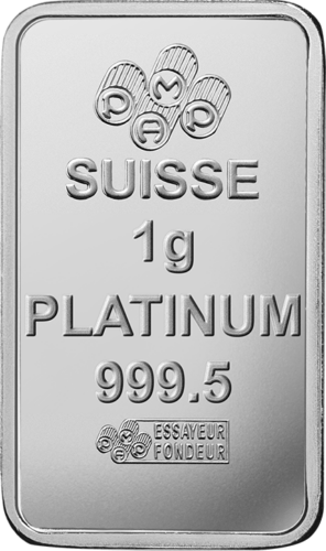 25 X 1 g Investment Platinum Bars Multigram Fortuna PAMP (4)