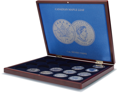 VOLTERRA Box for Maple Leaf Coins in Capsules (1)