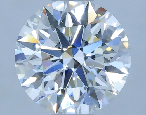 0.55 carat F-VVS2 Excellent cut Natūralus Round Deimantas (1)