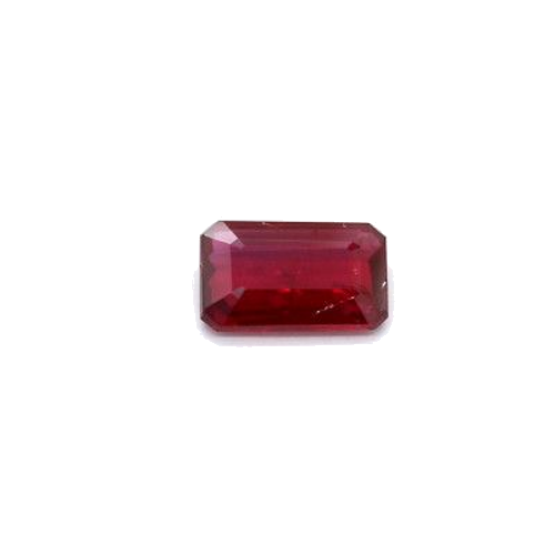 1.01 carat RED STEP cut Octagonal Rubinas (1)