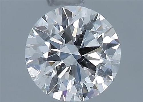 0.61 carat I-SI2 Excellent cut Natūralus Round Deimantas (1)