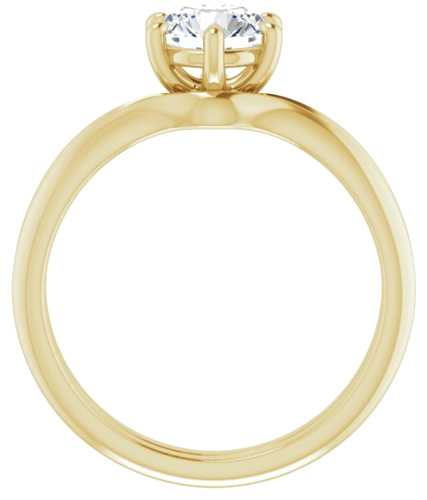 14K Yellow 6.5 mm Round 6-Prong Engagement Ring Mounting (7)