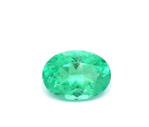 1.44 carat GREEN MODIFIEDBRILLIANT cut Oval Smaragdas (1)