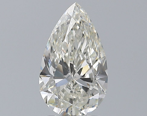 2.0 carat I-SI2 Natūralus Pear Deimantas (1)