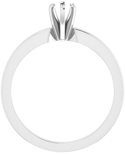 14K White 7x3.5 mm Marquise Solitaire Engagement Ring Mounting (2)