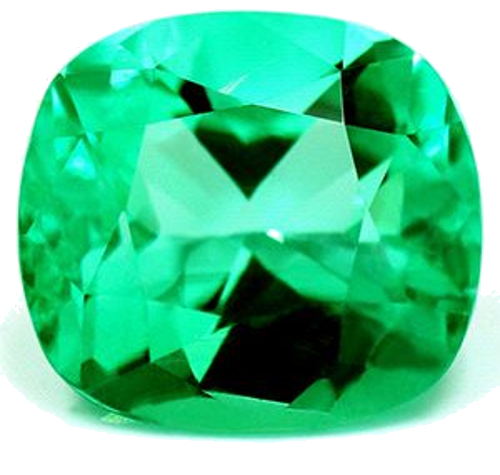 3.92 carat GREEN Cushion Smaragdas (1)