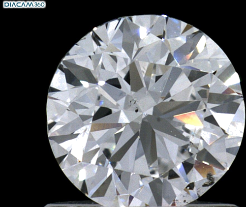 1.0 carat E-SI1 GD cut Natūralus Round Deimantas (1)