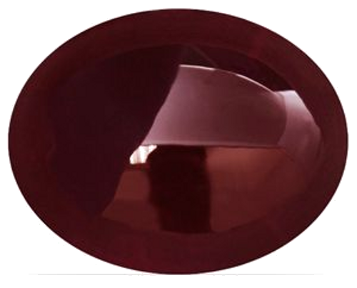 8.22 carat RED CABOCHON cut Oval Rubinas (1)