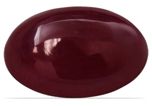 12.25 carat RED CABOCHON cut Oval Rubinas (1)