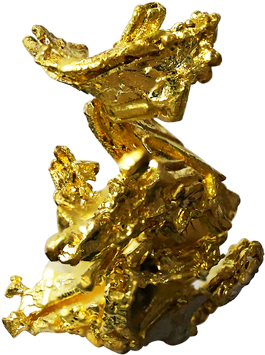 Zelta kristāliskais tīrradnis no „Eagle’s Nest Mine” reģiona, Kalifornijā (1)