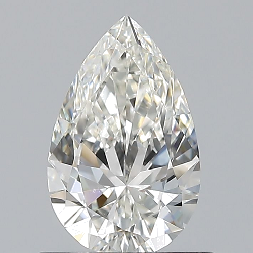 0.7 carat H-VS1 Natūralus Pear Deimantas (1)