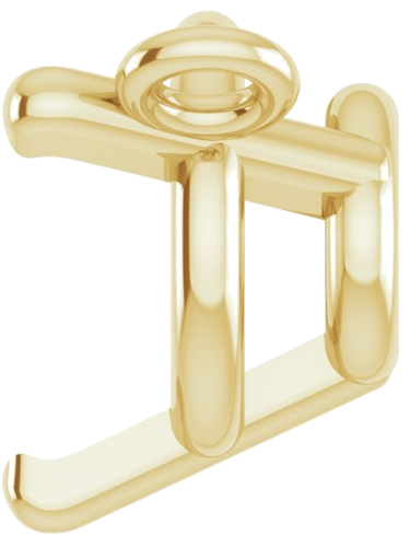 Pakabukas „Round 3-Prong“ 585 Geltonojo Aukso Round 5.5mm (3)