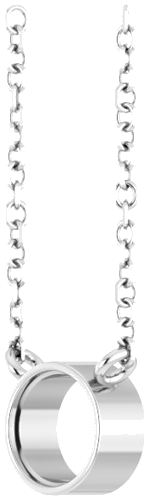 Pakabukas „Bezel-Set Solitaire“ 585 Baltojo Aukso Round 5mm (2)