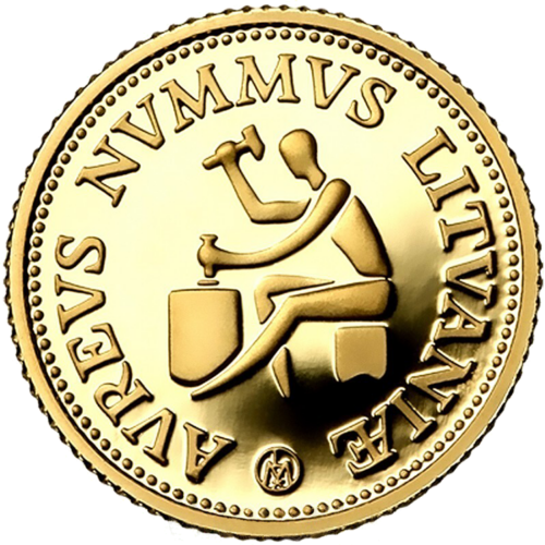 1999 Kalviukas Lietuva 10 litų auksinė moneta PF 69 ULTRA CAMEO (3)