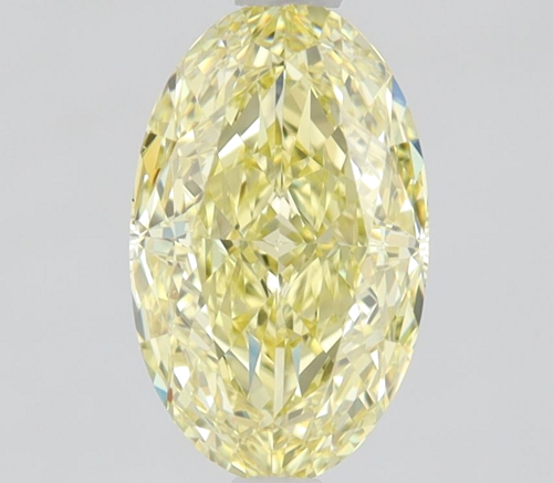 1.11 carat Fancy Intense  Yellow-VS2 Natūralus Oval Deimantas (1)