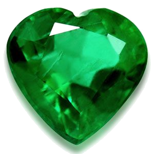 1.49 carat GREEN Heart Smaragdas (1)