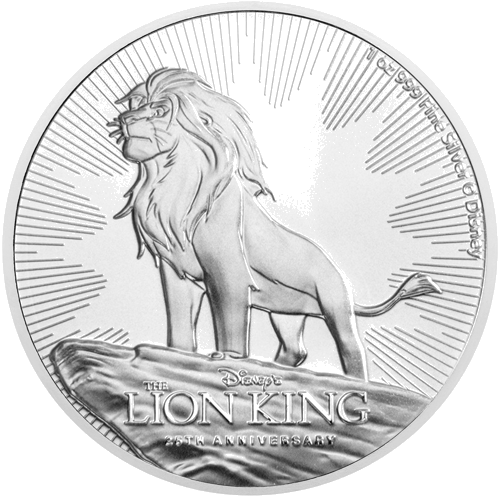 1 oz Король Лев 2019 Ниуэ серебряная монета (1)