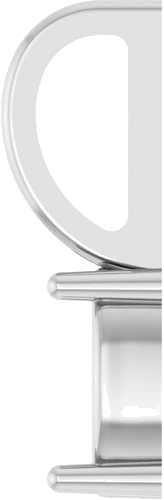 14K White 5x3 mm Oval Charm Pendant Mounting (3)