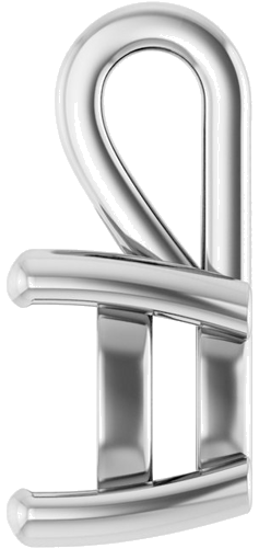 14K White 7 mm Cushion Pendant Mounting (3)