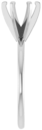 Sužadėtuvių Žiedas „Solitaire“ 585 Baltojo Aukso Round 6.5mm (4)