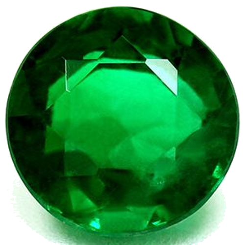 1.16 carat GREEN Round Smaragdas (1)