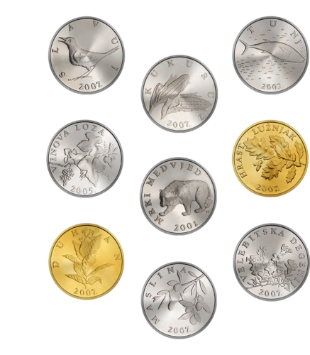 Croatia UNC Kunos Coin Set (Mix Year) (1)