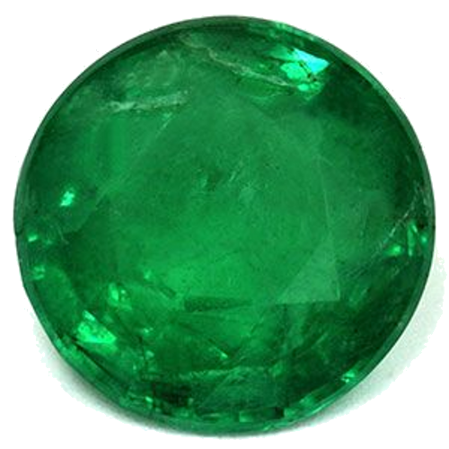 3.58 carat GREEN Round Smaragdas (1)
