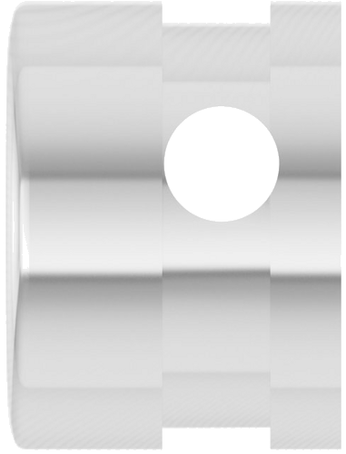 Platinum 4.8 mm Round Bezel-Set Slide Pendant Mounting (3)