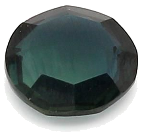 0.68 carat BLUE STEP cut Round Safyras (1)