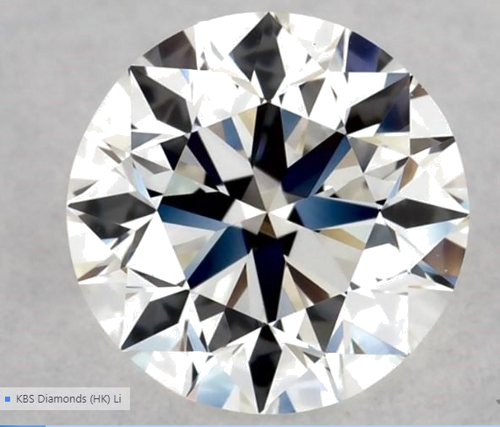 0.57 carat H-VVS2 Excellent cut Natūralus Round Deimantas (1)