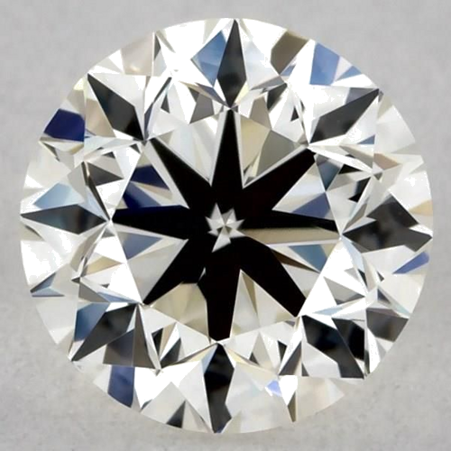 0.5 carat K-VVS1 Very Good cut Natūralus Round Deimantas (1)