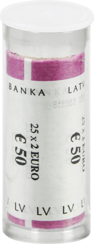 Tub for storing euro coin rolls (1)