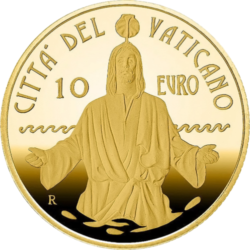 3 g Vatican 2019 Baptism 10 euro gold coin (1)