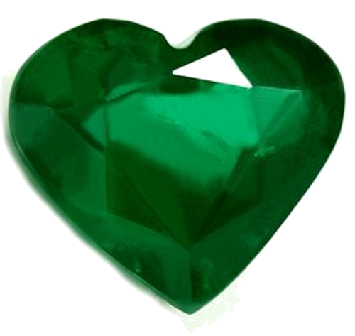 2.06 carat GREEN Heart Smaragdas (1)