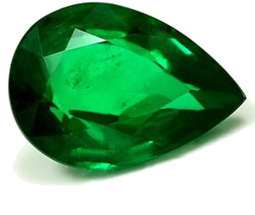 2.37 carat GREEN Pear Smaragdas (1)