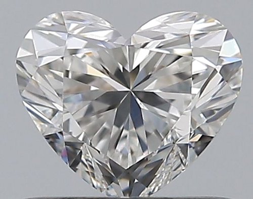 0.57 carat G-VVS1 Natūralus Heart Deimantas (1)