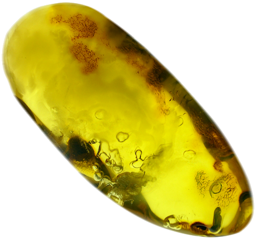 41,40 g Amber Nugget with water and bubbles (3)