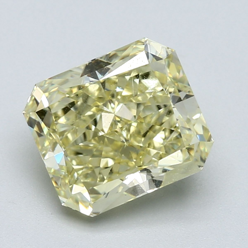 4.59 carat Fancy Intense Yellow-VVS2 Natūralus Radiant Deimantas (1)