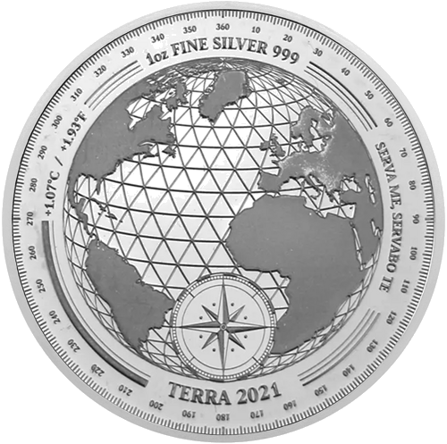 1 oz Terra 2021 Tokelau sudraba monēta (2)