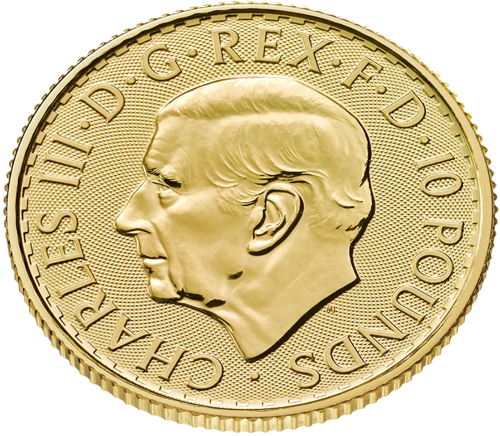 1/10 oz Британия 2026 Златна монета Карл III (5)