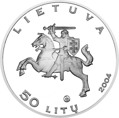 2004 Curonian Spit (UNESCO World Heritage Site) 50 Litas silver coin (2)