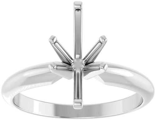 Sužadėtuvių Žiedas „Heavy Solitaire“ 585 Baltojo Aukso Marquise 12mm x 6mm (3)