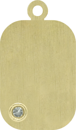 Engraved Pendant with 0.06 ct Diamond (2)