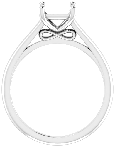 Sužadėtuvių Žiedas „Infinity-Inspired“ 925 Sidabro Square 5.5mm (2)