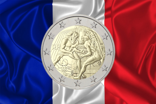 2024 France Paris Olympic Games 2 euro BU coin (2)