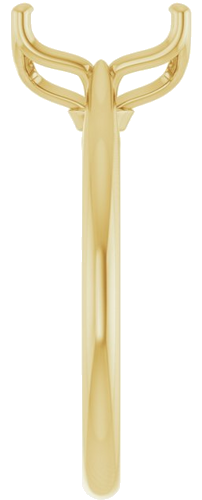 Sužadėtuvių Žiedas „Solitaire“ 585 Geltonojo Aukso Emerald 9mm x 7mm (4)