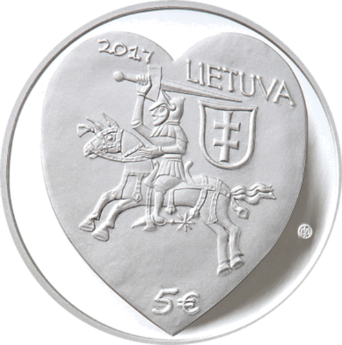 2017 Панаир Казиукас Литва сребърна монета от 5 евро (2)