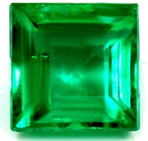 1.21 carat GREEN Square Smaragdas (1)