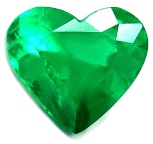 4.1 carat GREEN Heart Smaragdas (1)